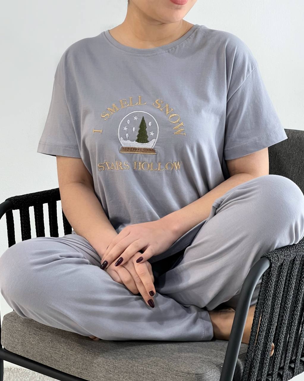 ست تیشرت و شلوار گوی کد 4492