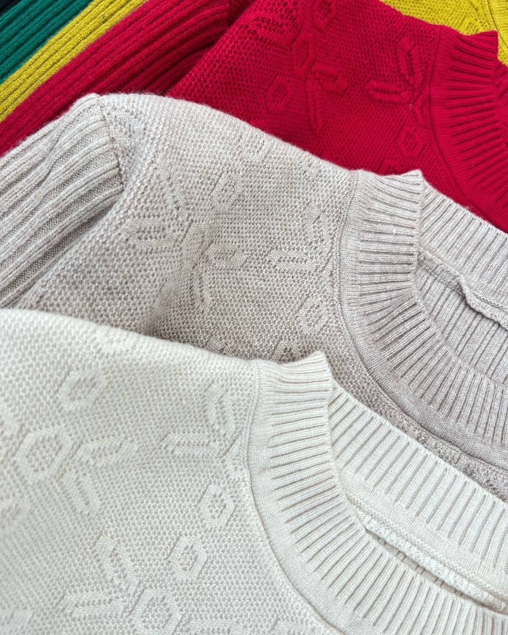 پلیور بافت گِرَم بالا 6 رنگ کد 4496