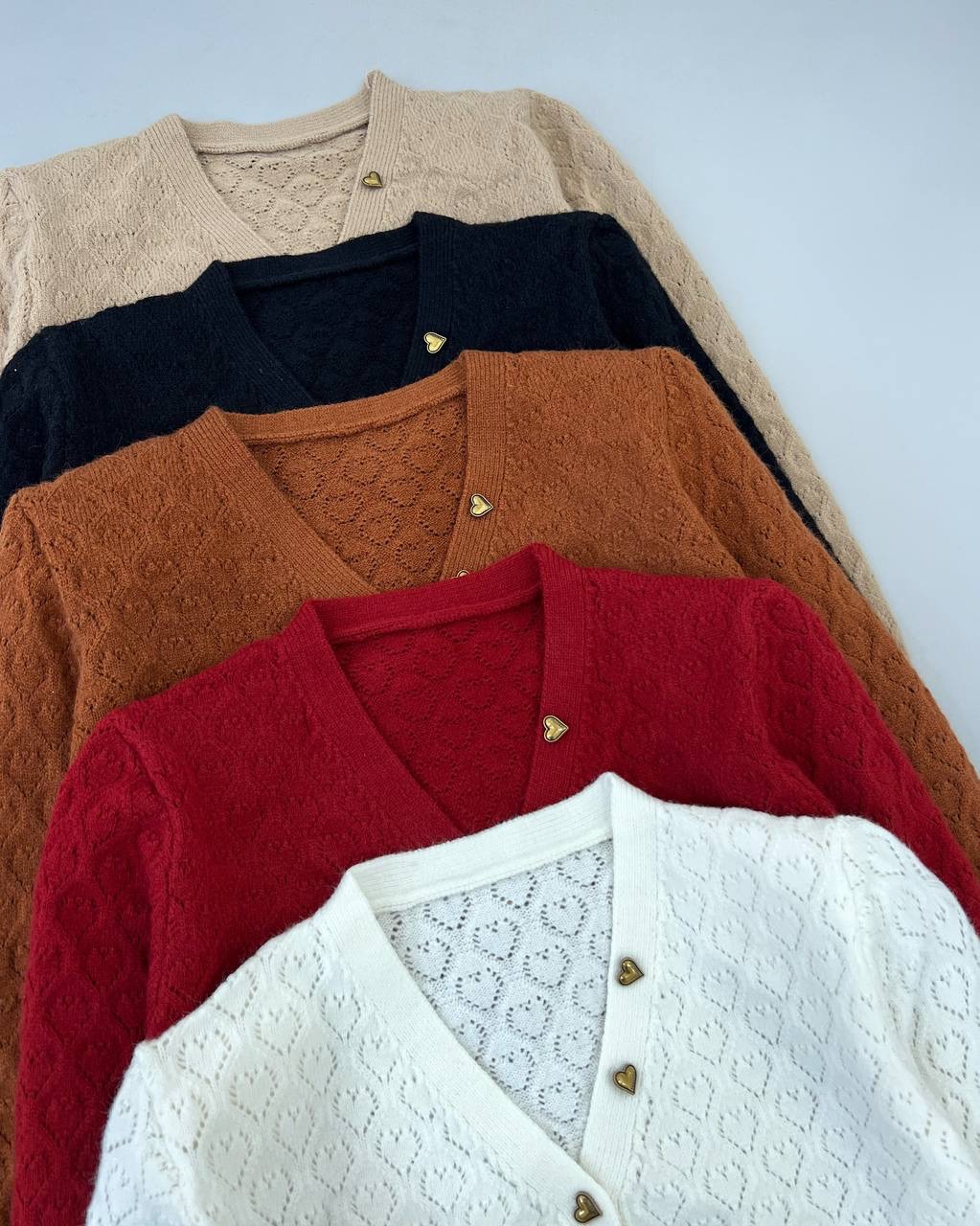 ژاکت بافت طرح برجسته کد 4497