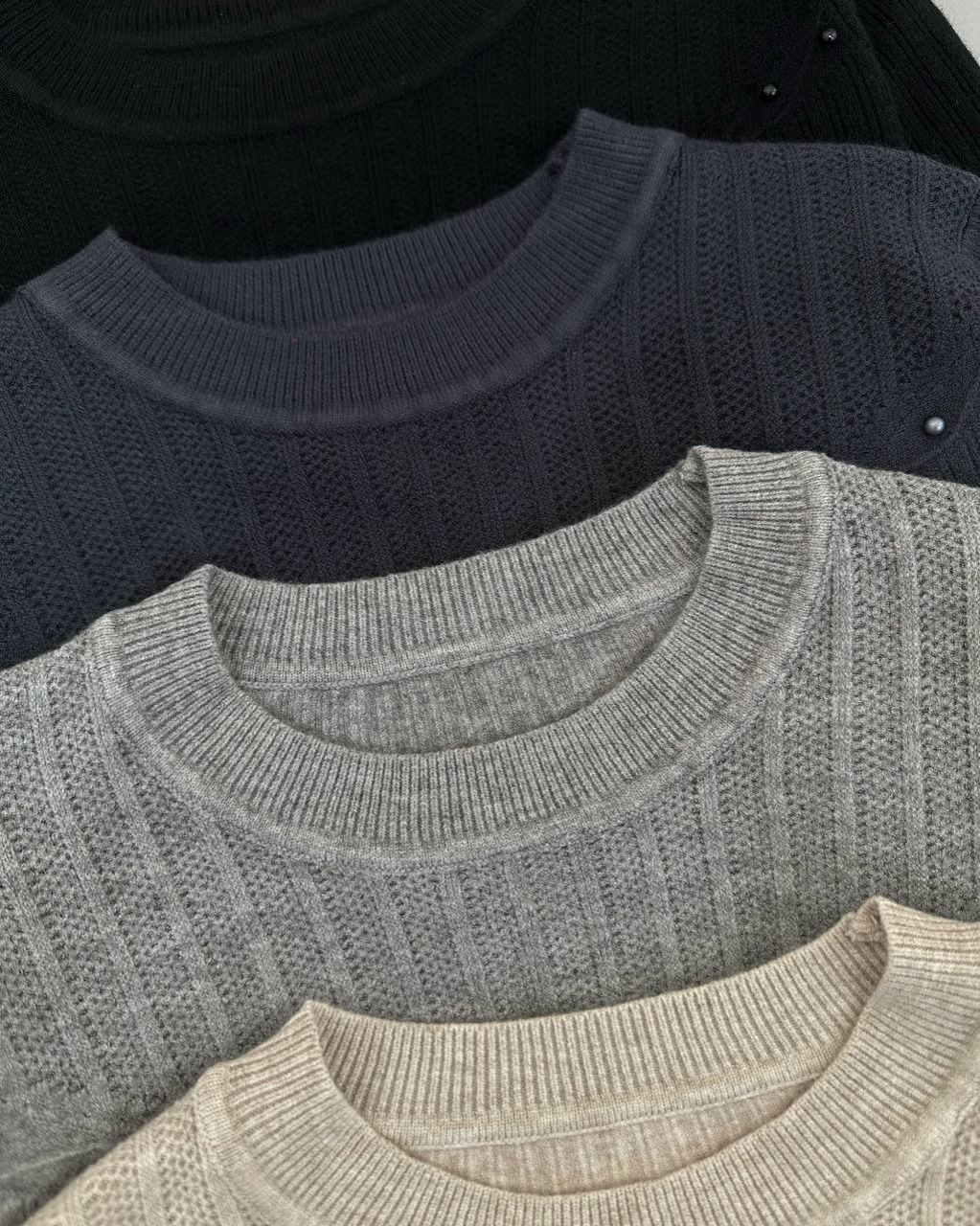 پلیور بافت یقه مروارید کد 4501