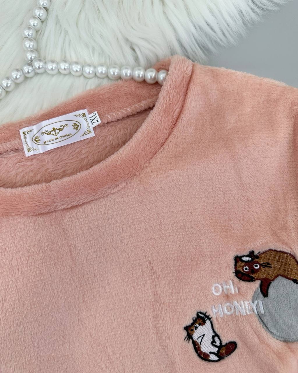 ست بلوز و شلوار تدی کد 4508