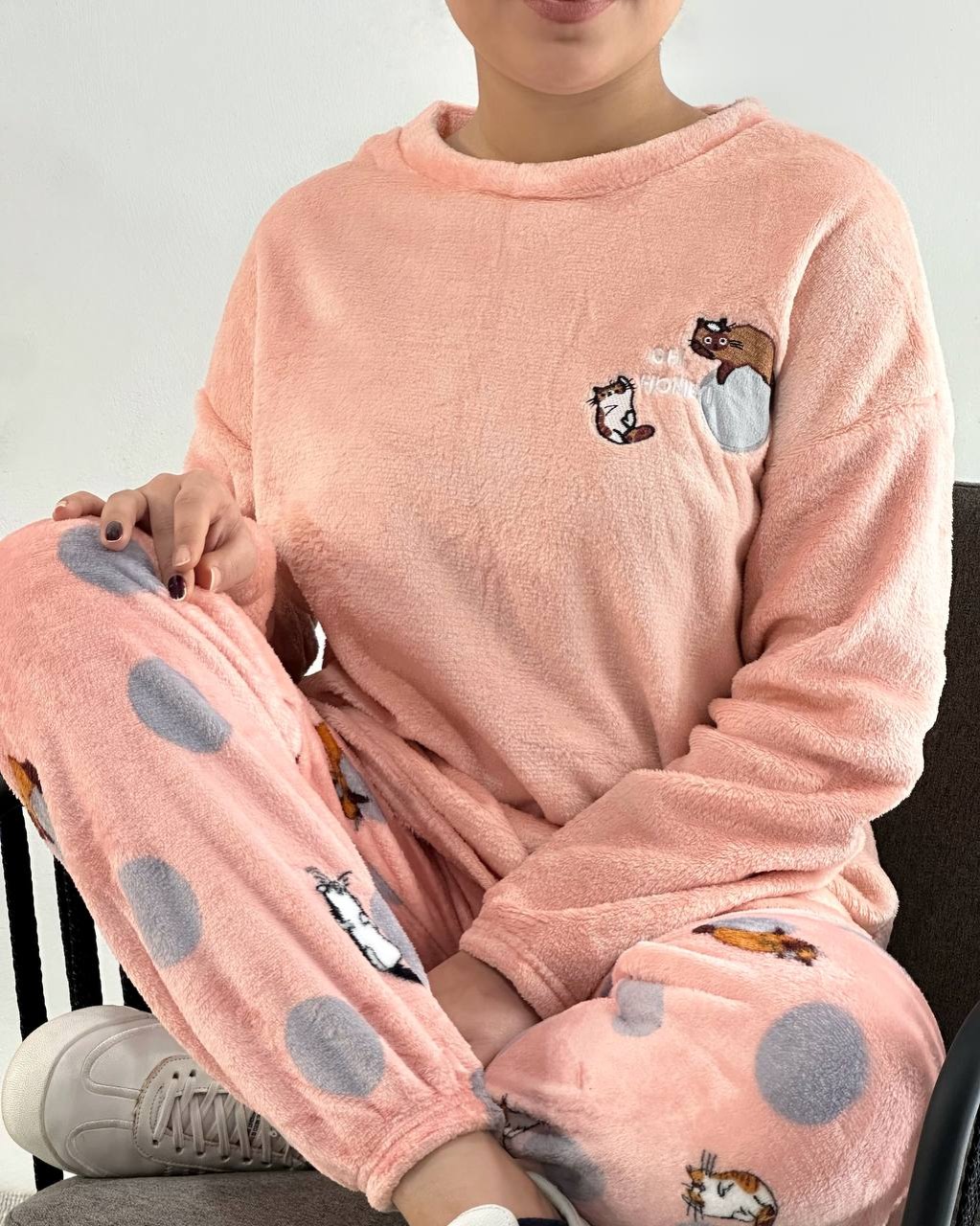 ست بلوز و شلوار تدی کد 4508