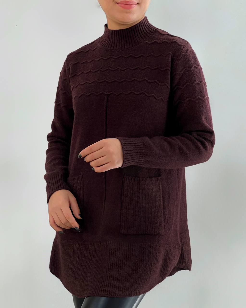 تونیک بافت تکرنگ کد 4514