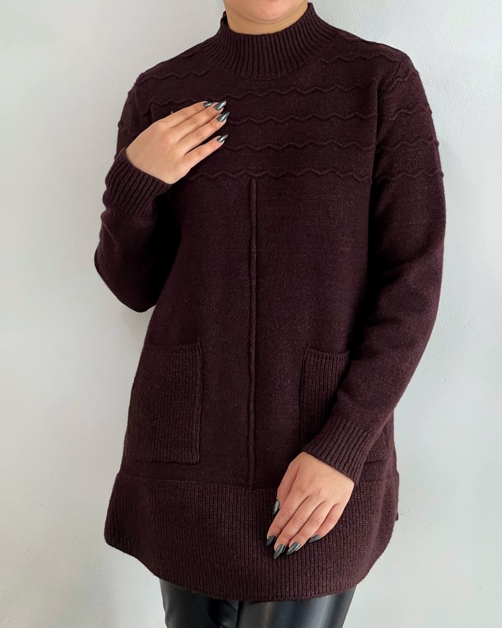 تونیک بافت تکرنگ کد 4514