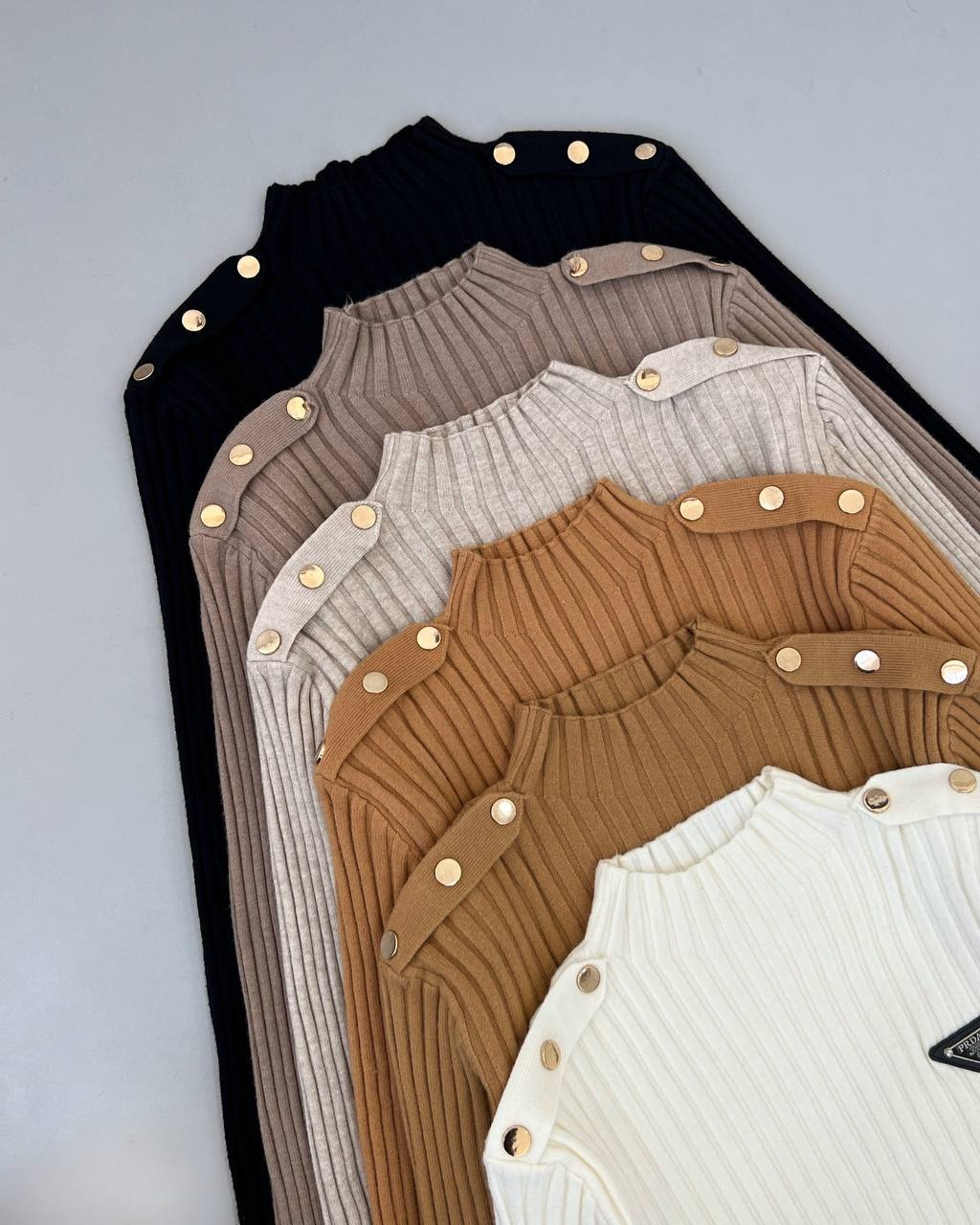 پلیور بافت ساده گرم بالا کد 4518