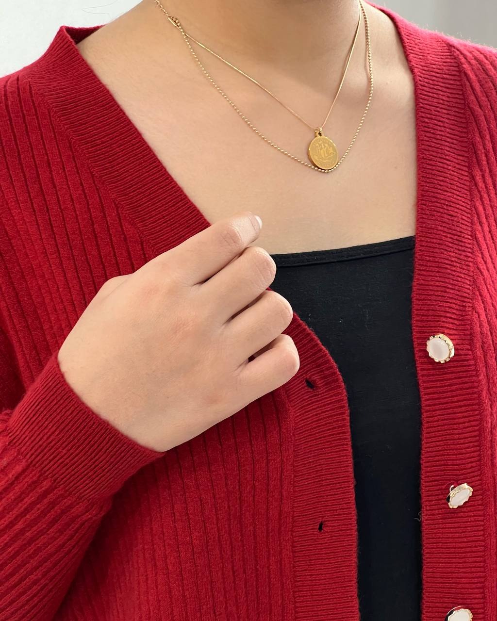 ژاکت بافت آستین کیمونو کد 4525