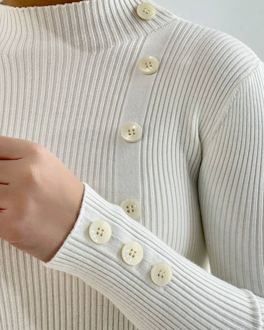 پیراهن بافت بلند دو رنگ کد 4526