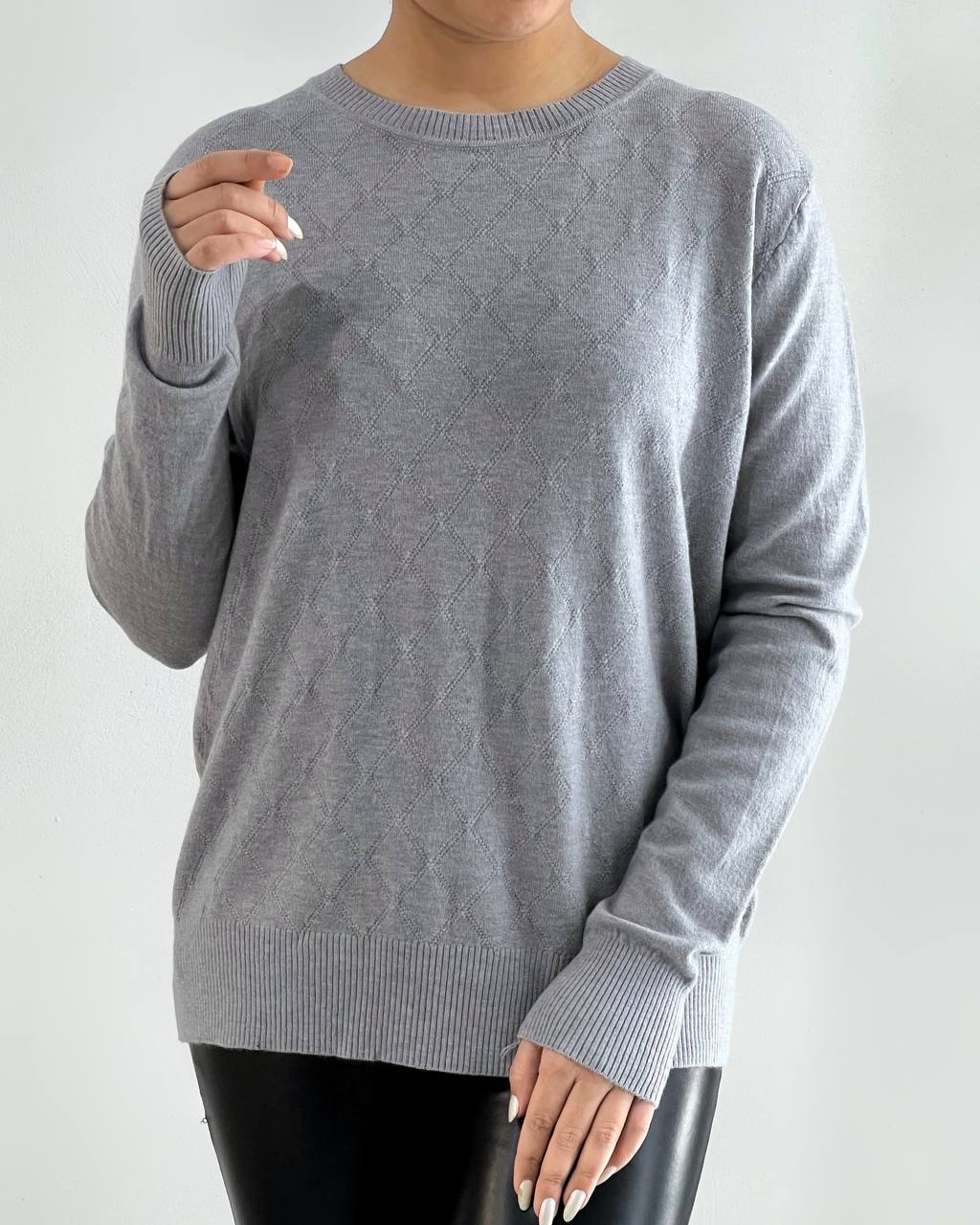 پلیور بافت گپ یقه گرد کد 4527