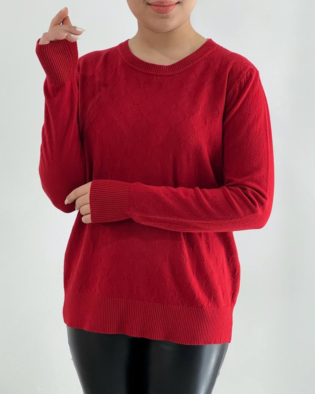 پلیور بافت گپ یقه گرد کد 4527