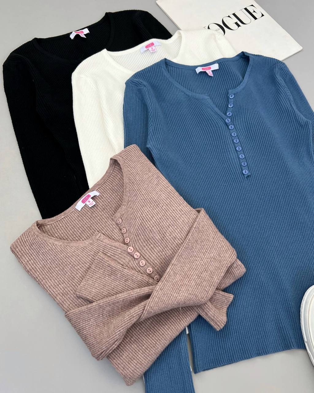 بلوز بافت کبریتی نما دکمه کد 4531