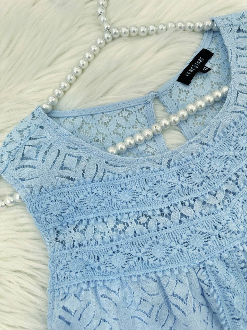 پیراهن تمام دانتل آستردار کد 4532