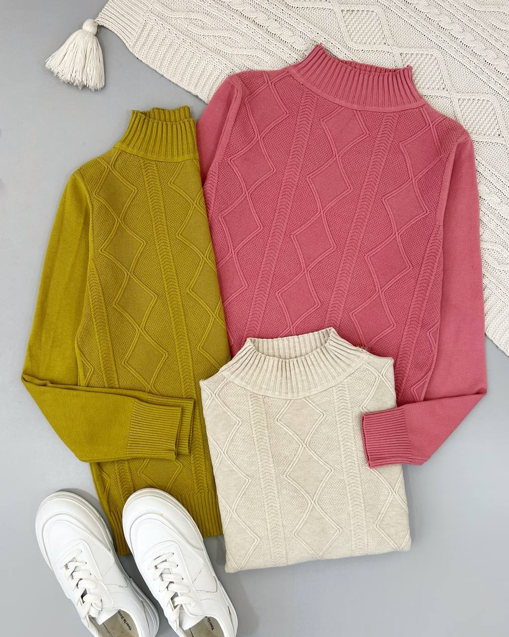 پلیور بافت گپ لوزی کد 4540