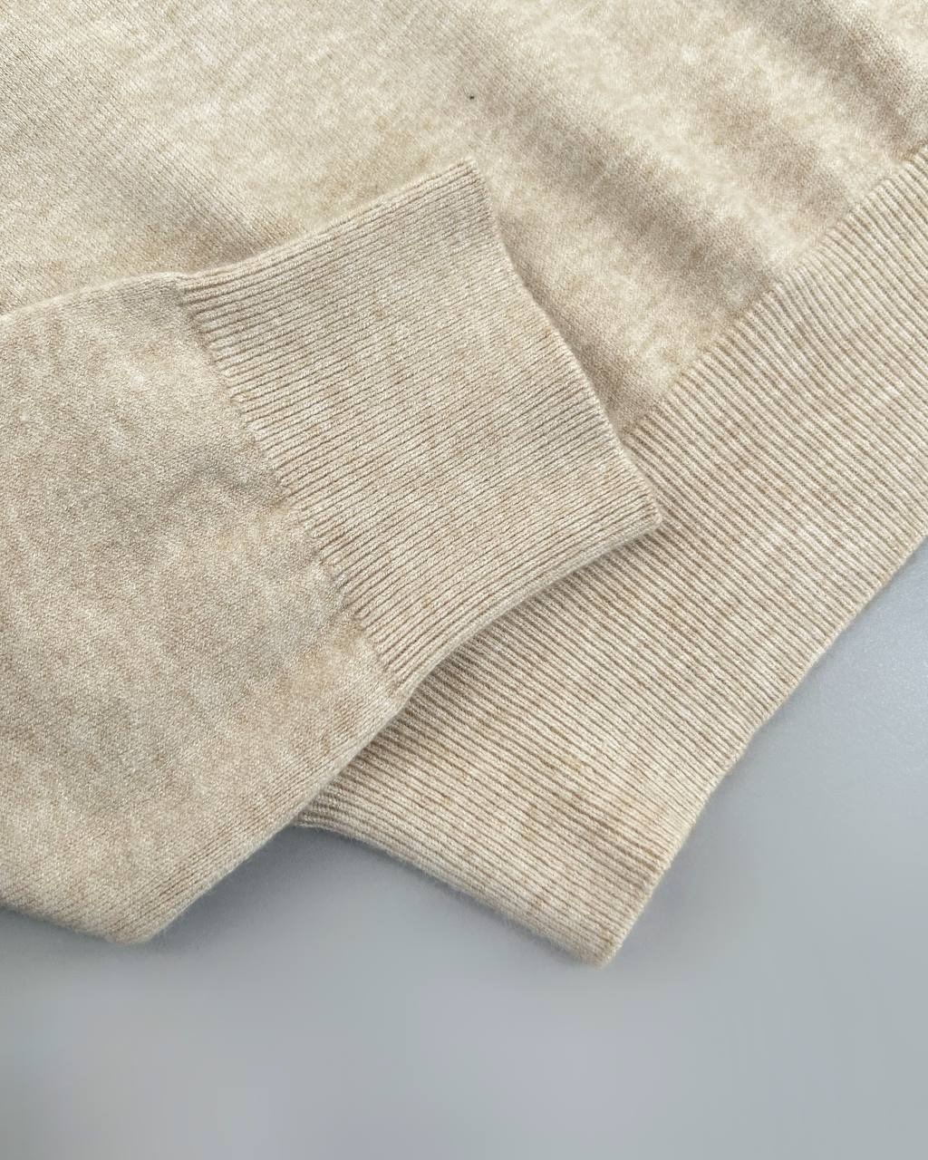 پلیور بافت یقه ایستاده تکرنگ کد 4542