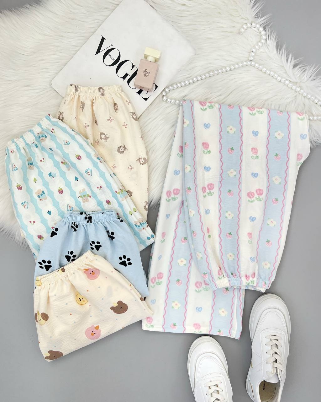 شلوار راحتی عروسکی کد 4553