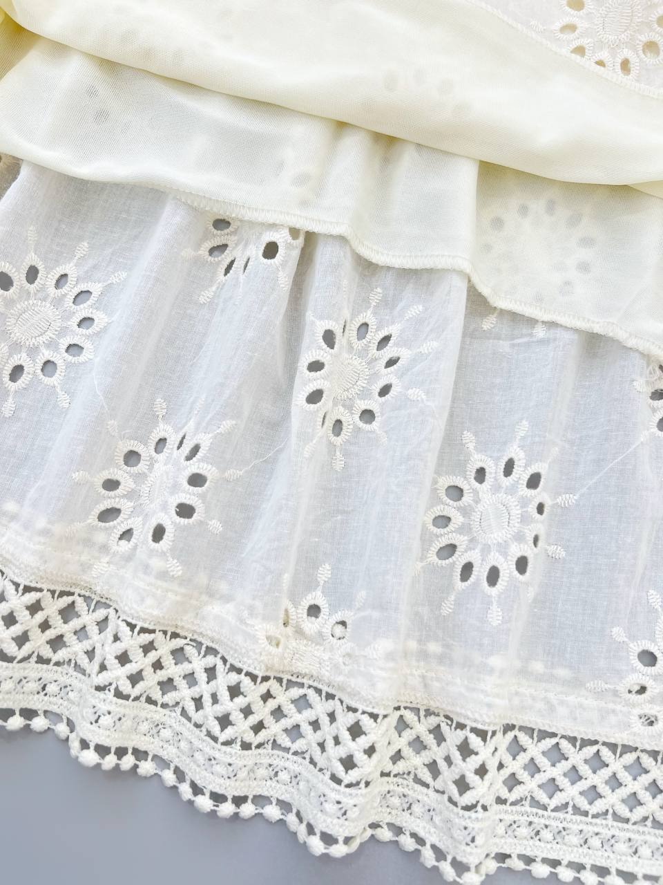 دامن تمام خامه دوزی بلند کد 4556