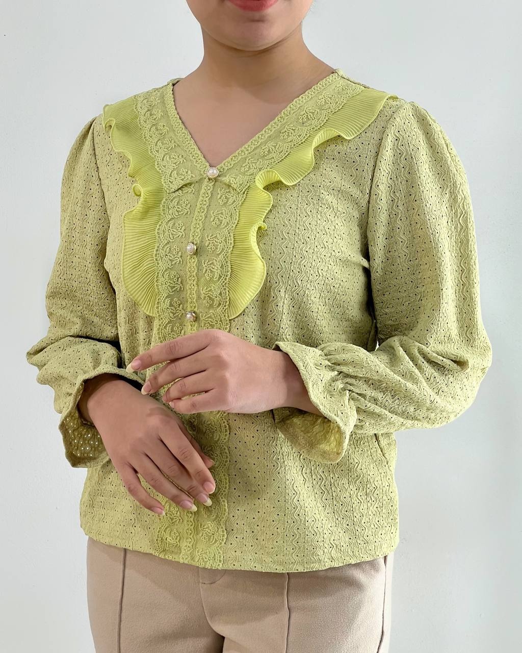 شومیز مراکشی با نوارای خامه دوزی کد 4558