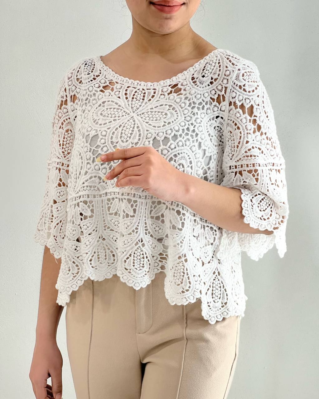 شومیز قلاب بافی اوردر کد 4565