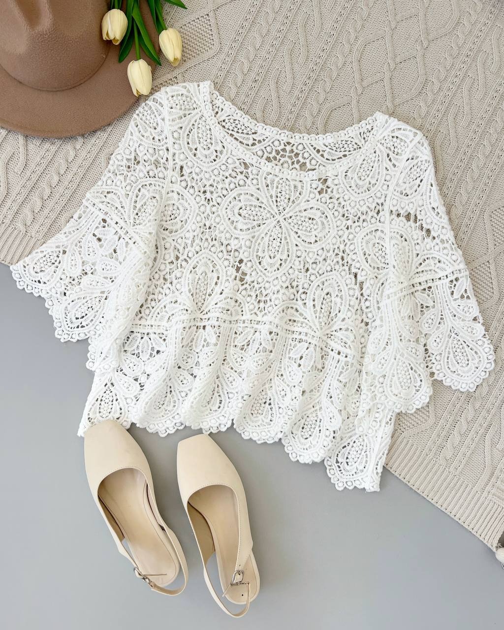 شومیز قلاب بافی اوردر کد 4565