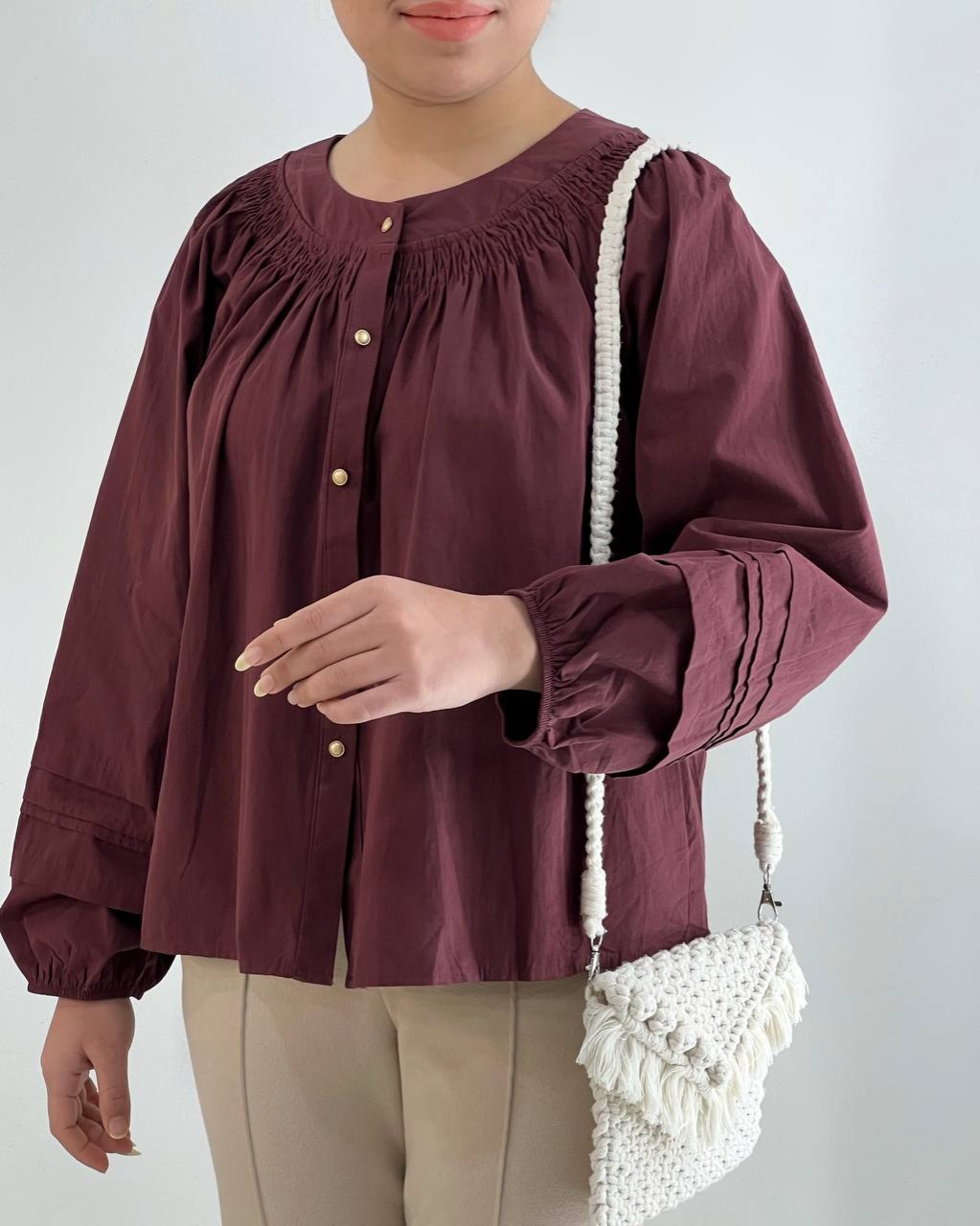 شومیز جلو دکمه کد 4568