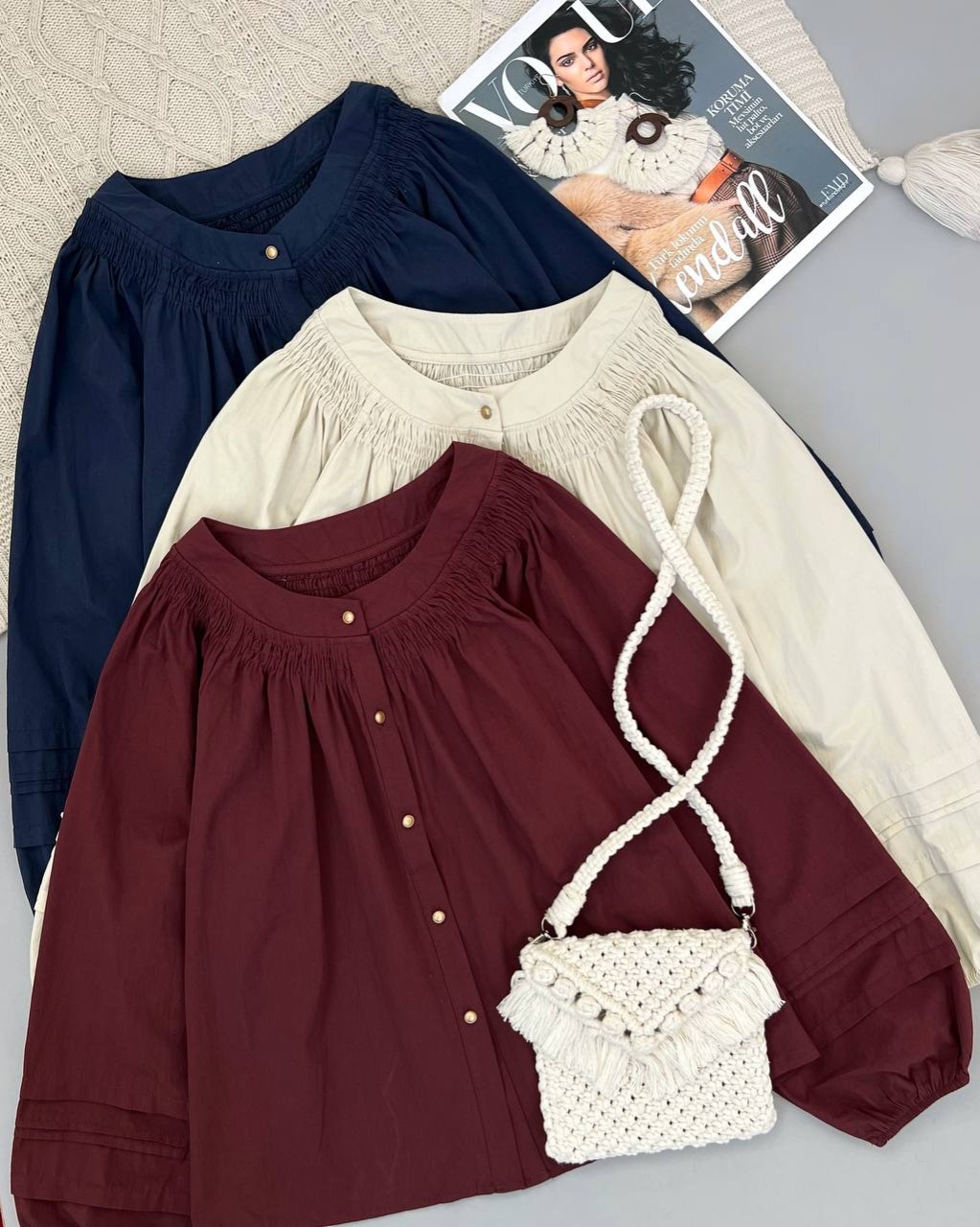 شومیز جلو دکمه کد 4568