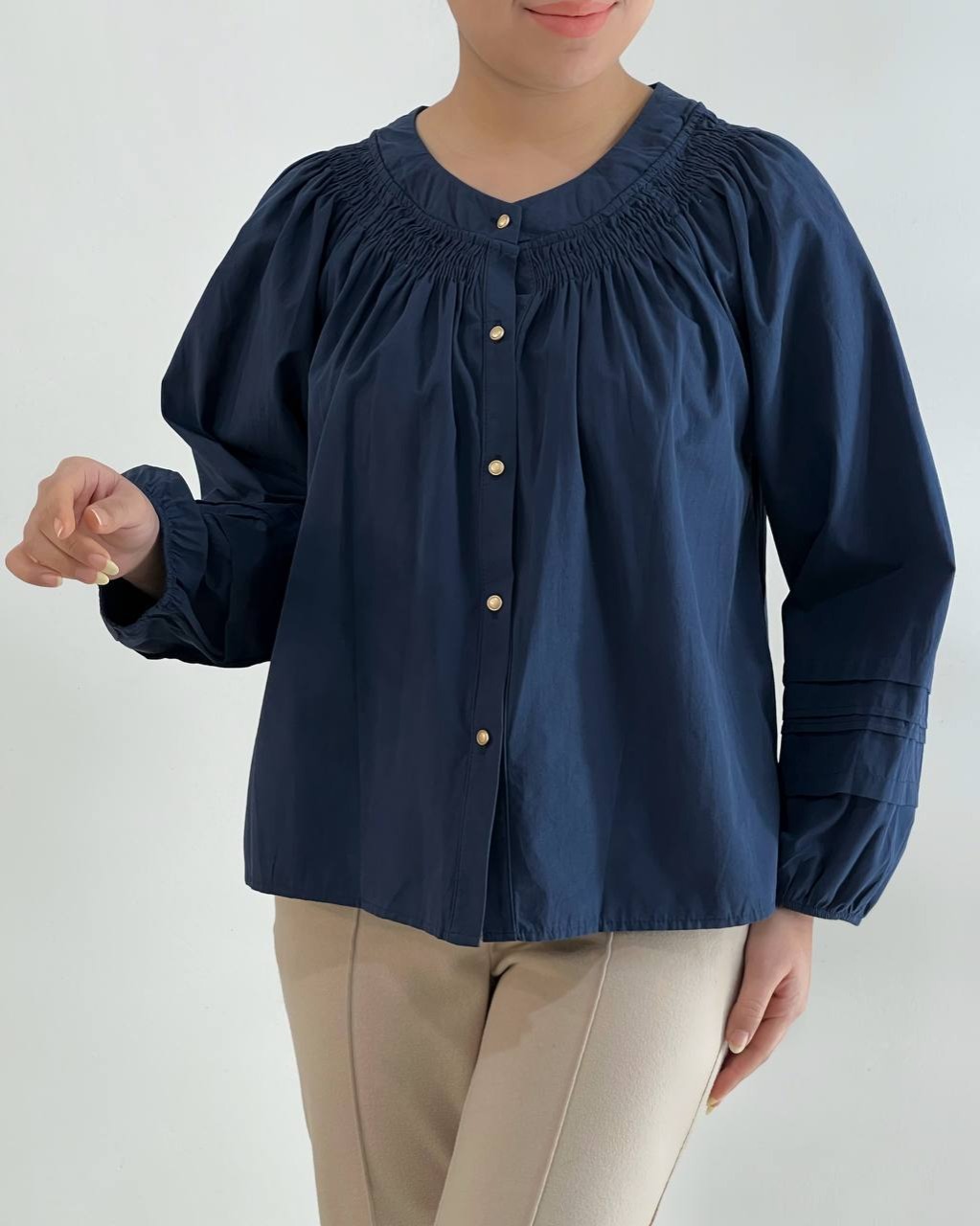 شومیز جلو دکمه کد 4568