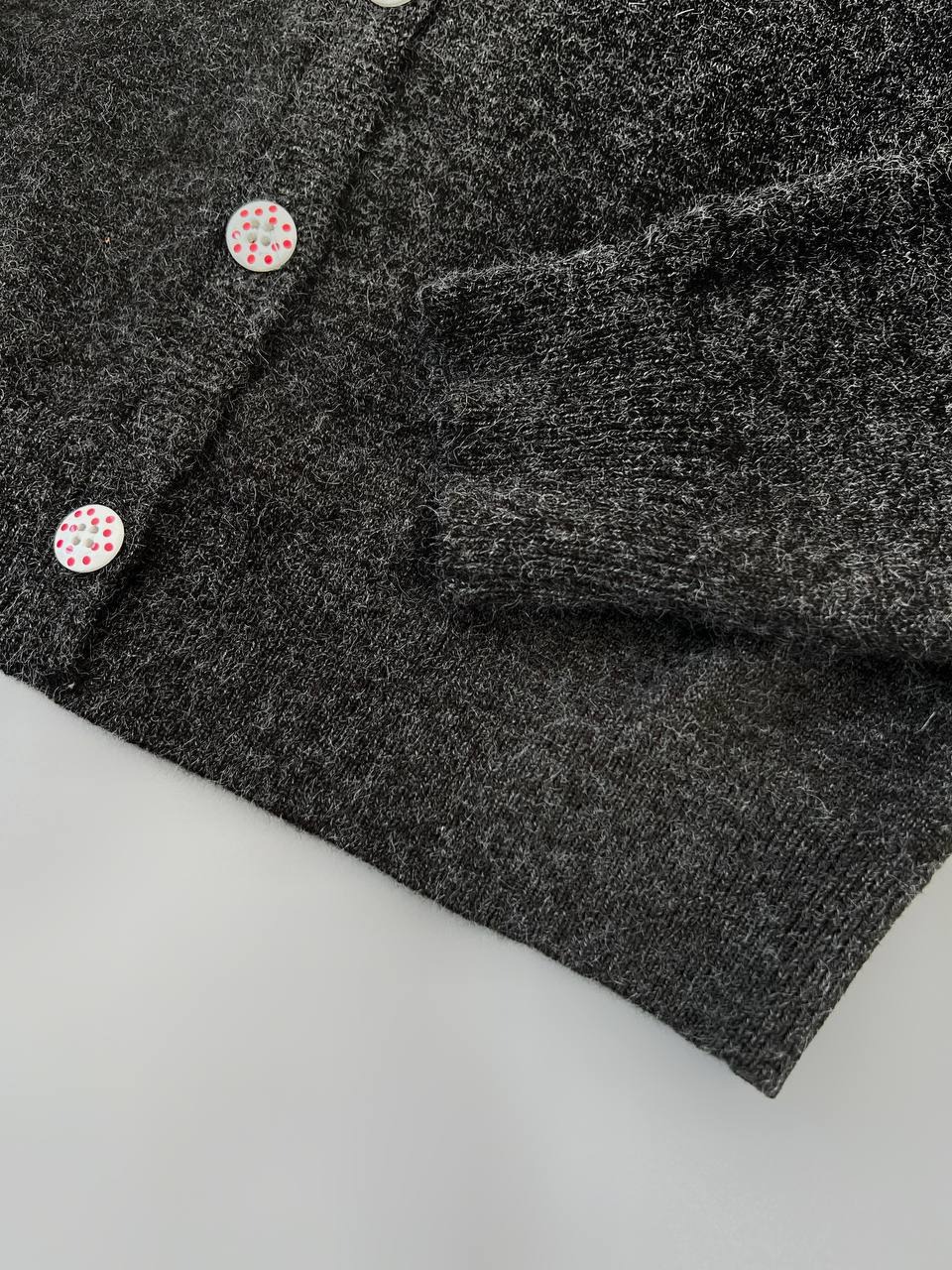 ژاکت بافت جلو دکمه کد 4575