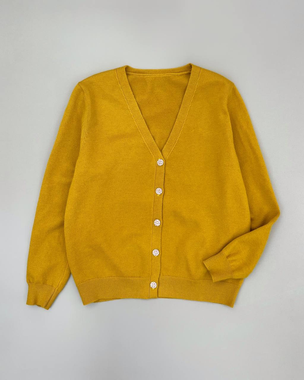 ژاکت بافت جلو دکمه کد 4575