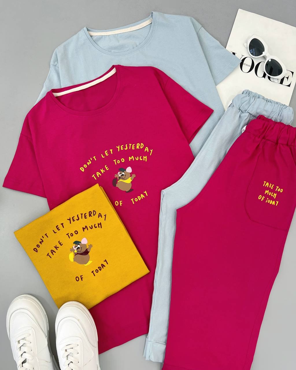 ست تیشرت و شلوارک کد 4578