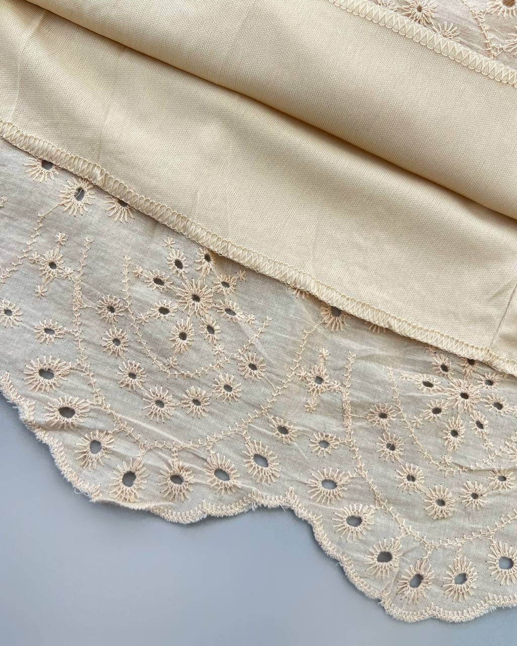 پیراهن تمام خامه دوزی بلند کد 4579