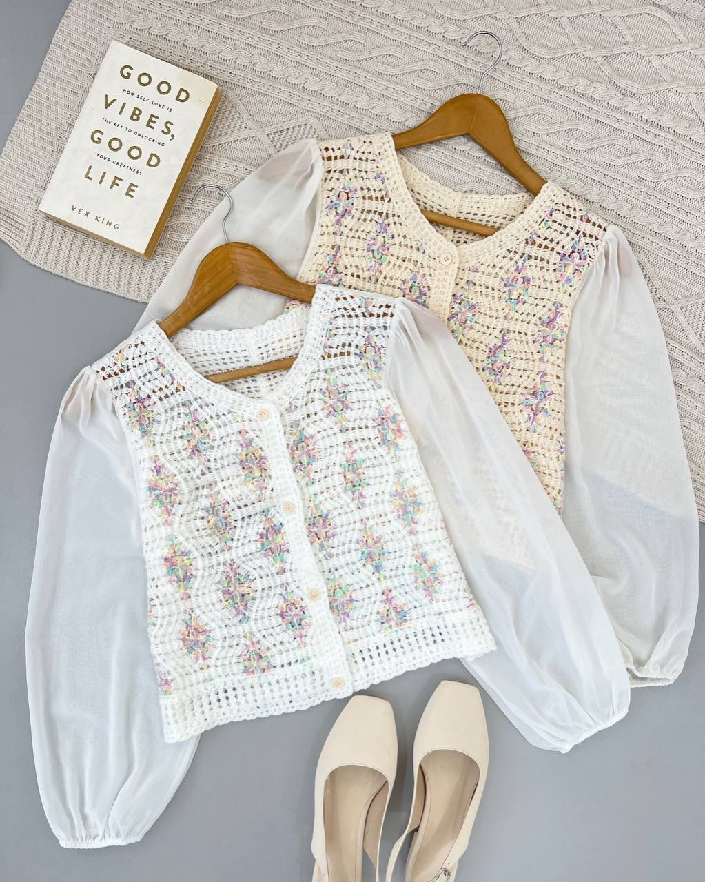 شومیز قلاب بافی اوردر کد 4593