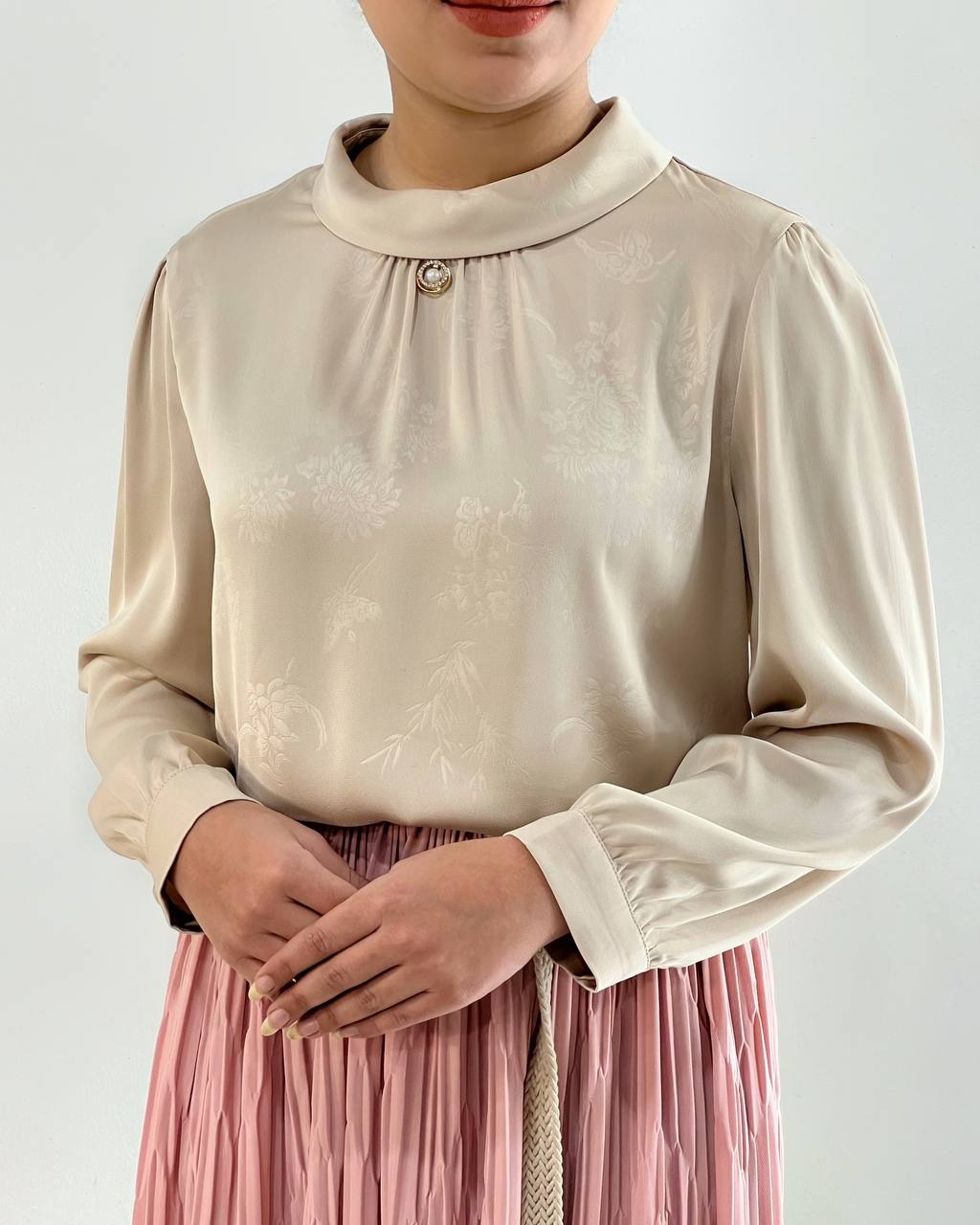 شومیز ساتن اورجینال کد 4595