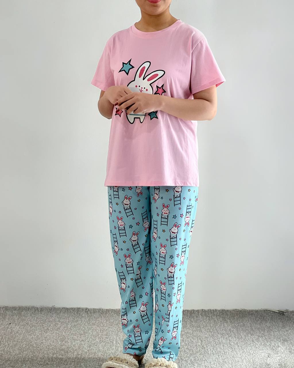 ست تیشرت و شلوار عروسکی کد 4598