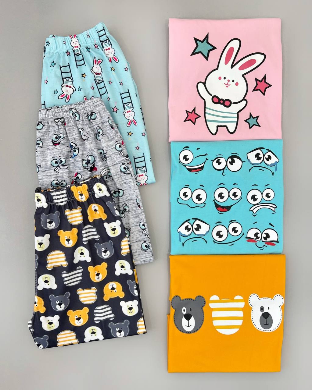 ست تیشرت و شلوار عروسکی کد 4598