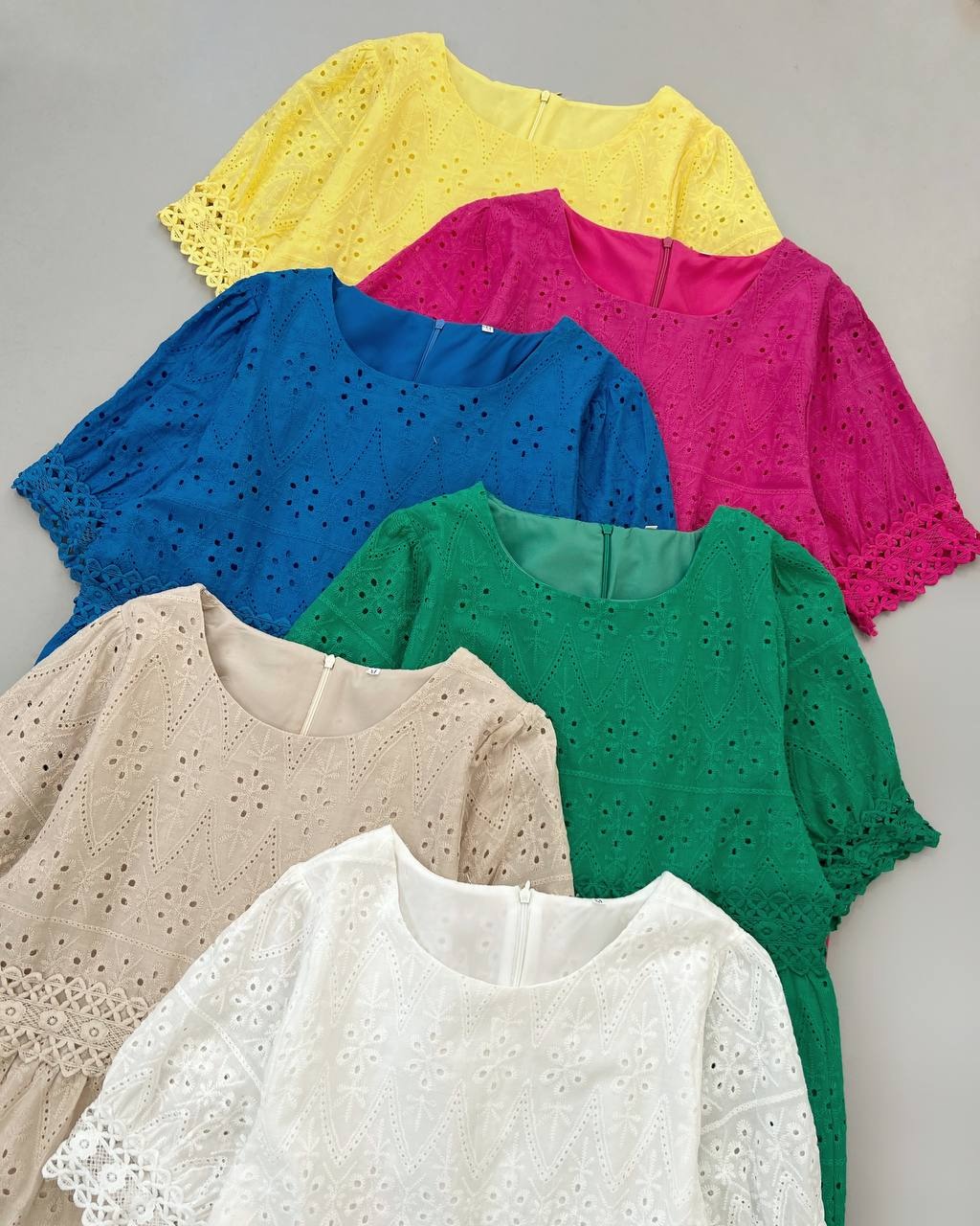 پیراهن خامه دوزی رنگی کد 4600