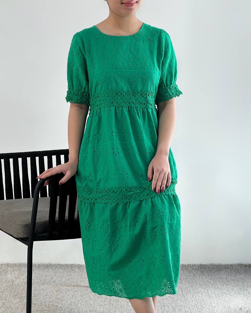 پیراهن خامه دوزی رنگی کد 4600