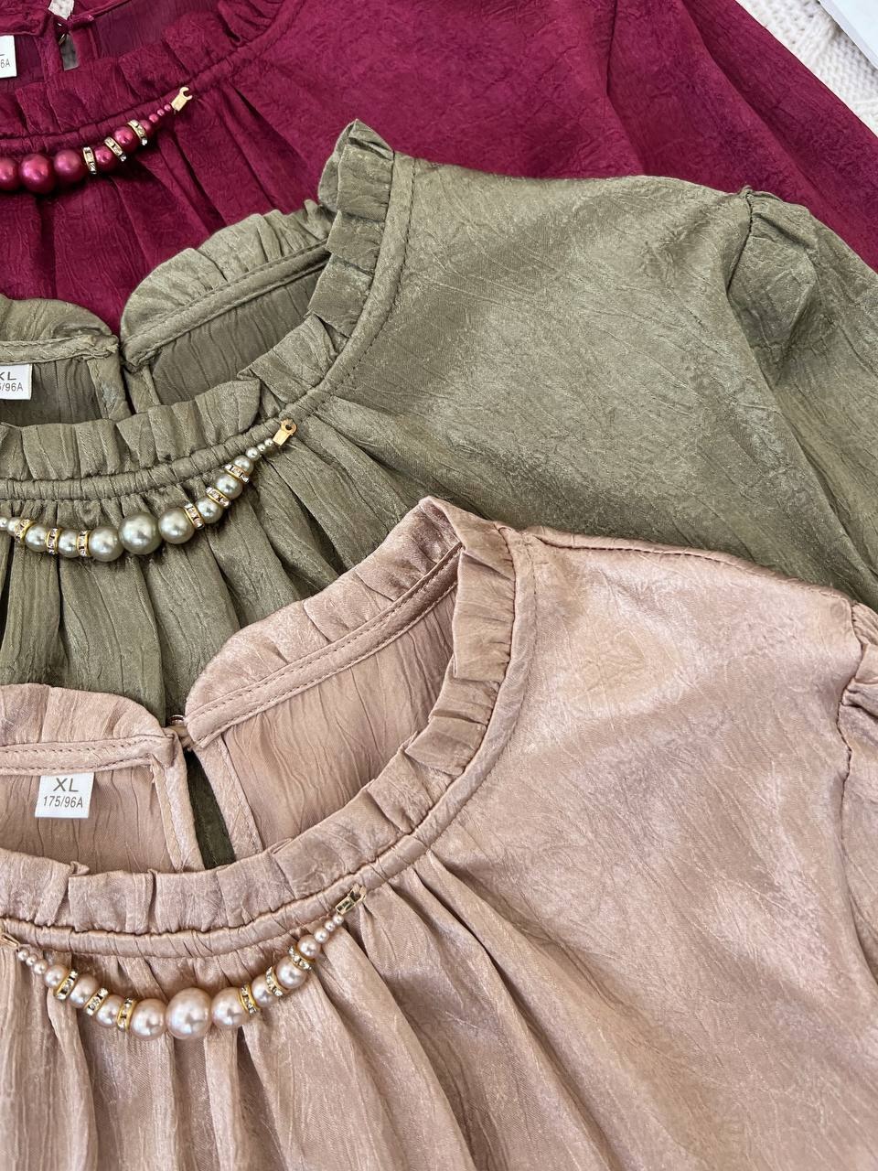 شومیز ساتن اورجینال کد 4605