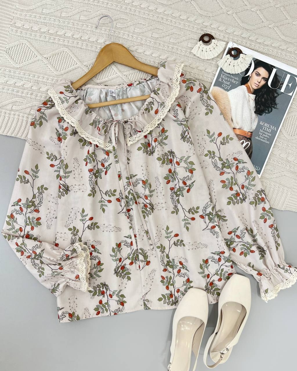 شومیز طرحدار کد 4609