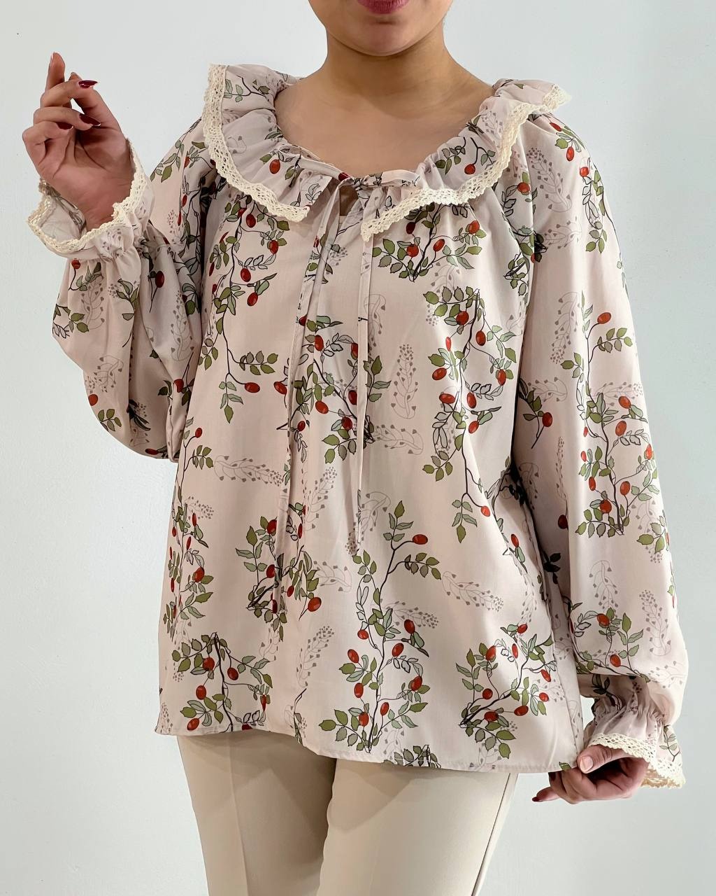 شومیز طرحدار کد 4609