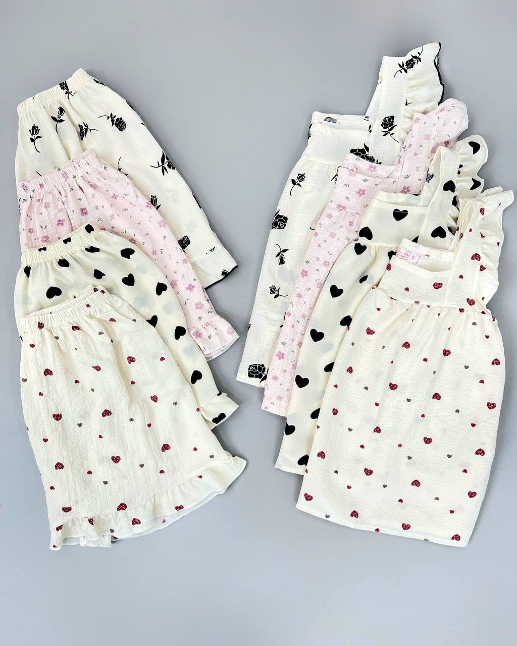 ست تاپ و شلوارک عروسکی کد 4617