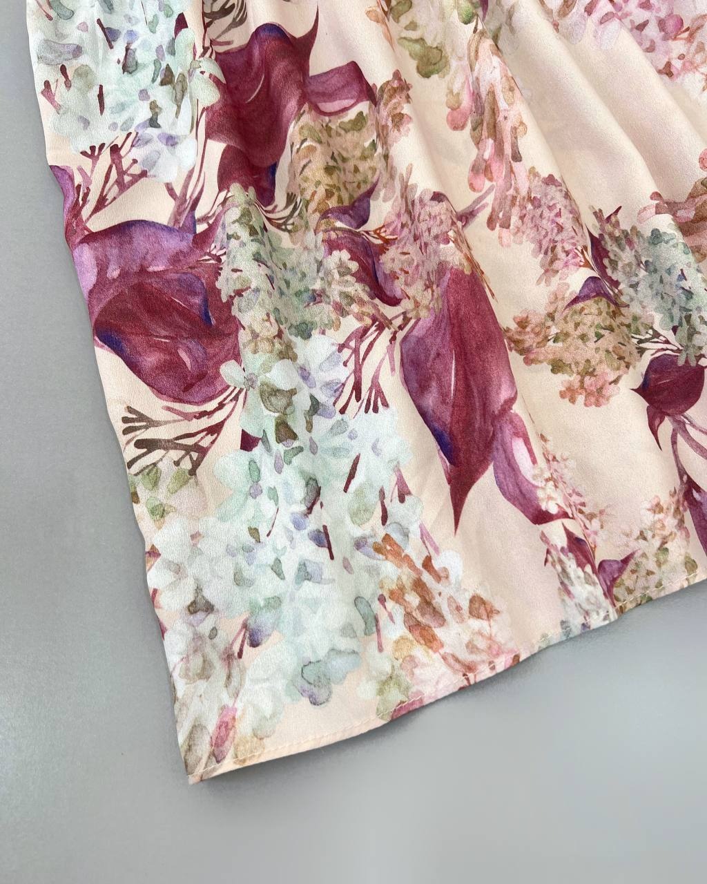 پیراهن حریر آستردار کد 4628