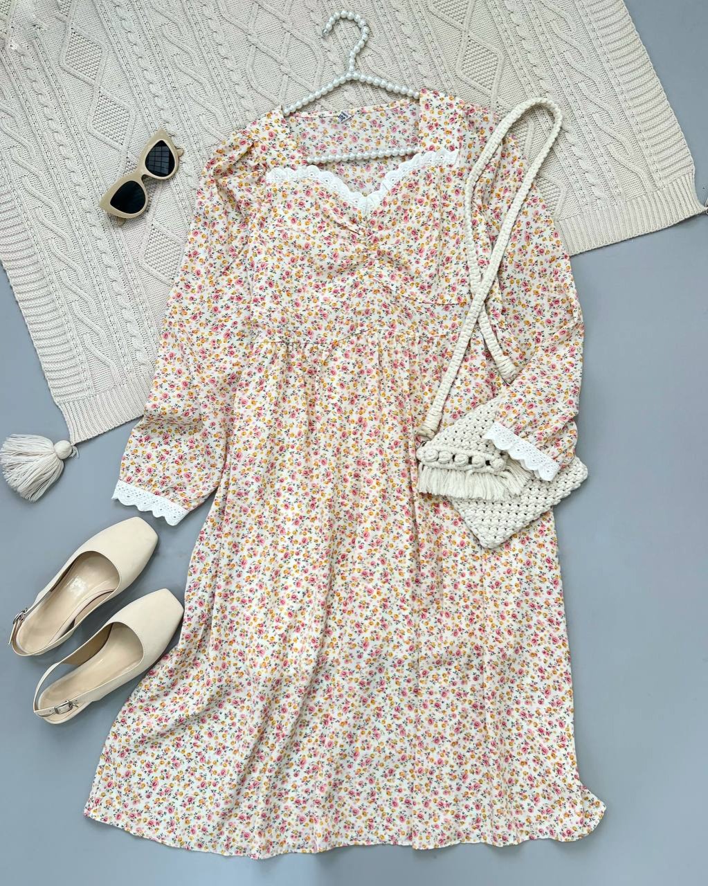 پیراهن کرپ گل ریز کد 4634