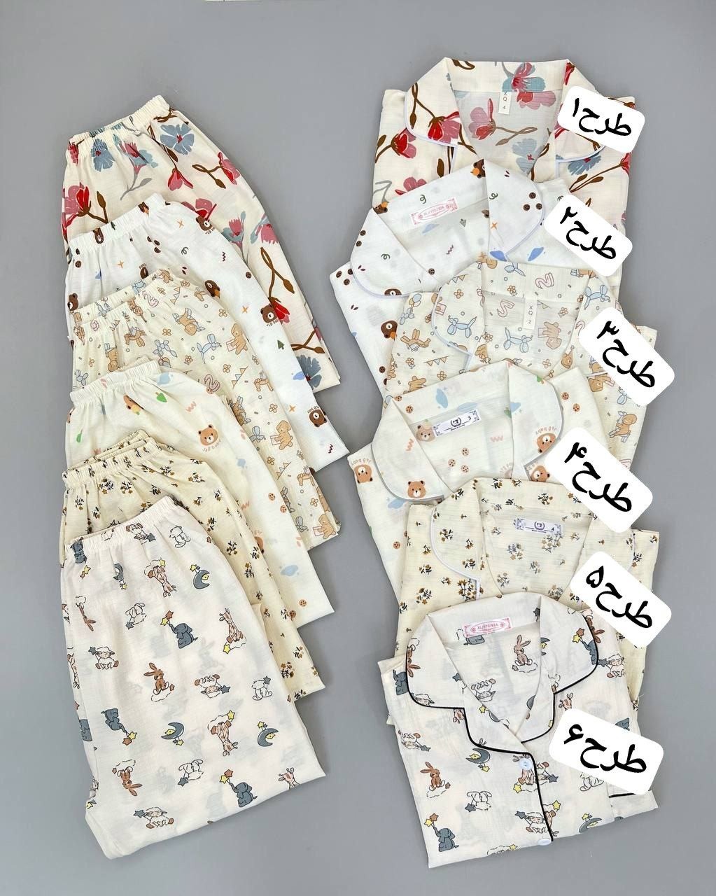 ست پیراهن و شلوار راحتی طرحدار کد 4635