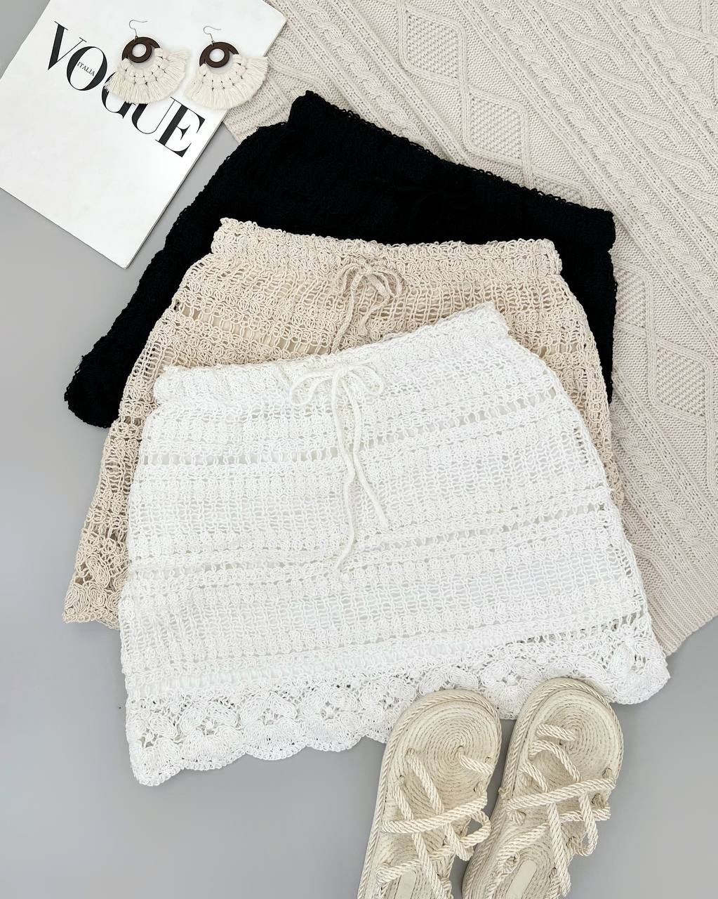 دامن قلاب بافی اوردر کد 4638