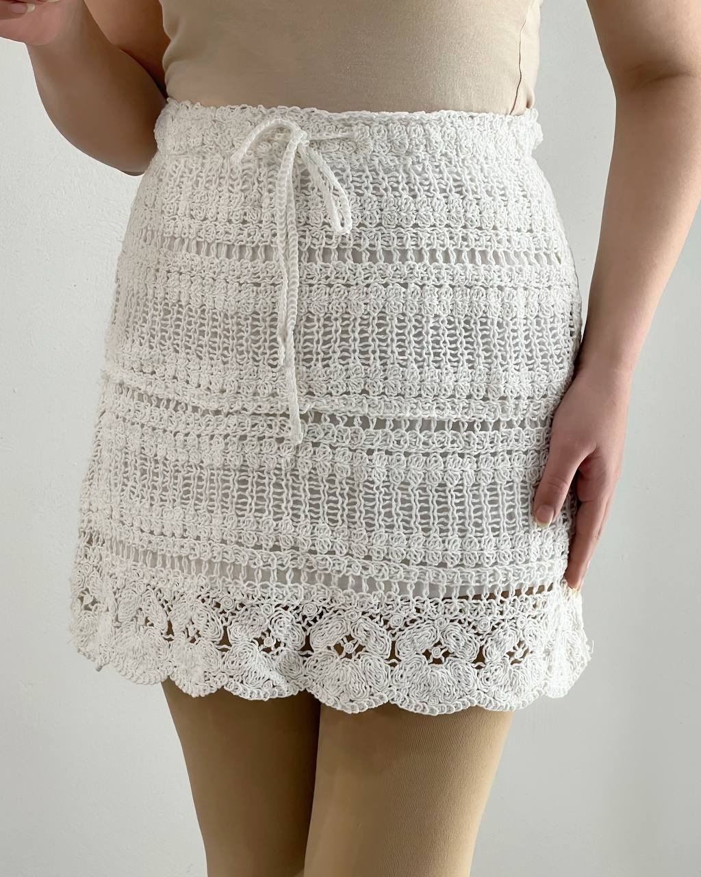 دامن قلاب بافی اوردر کد 4638