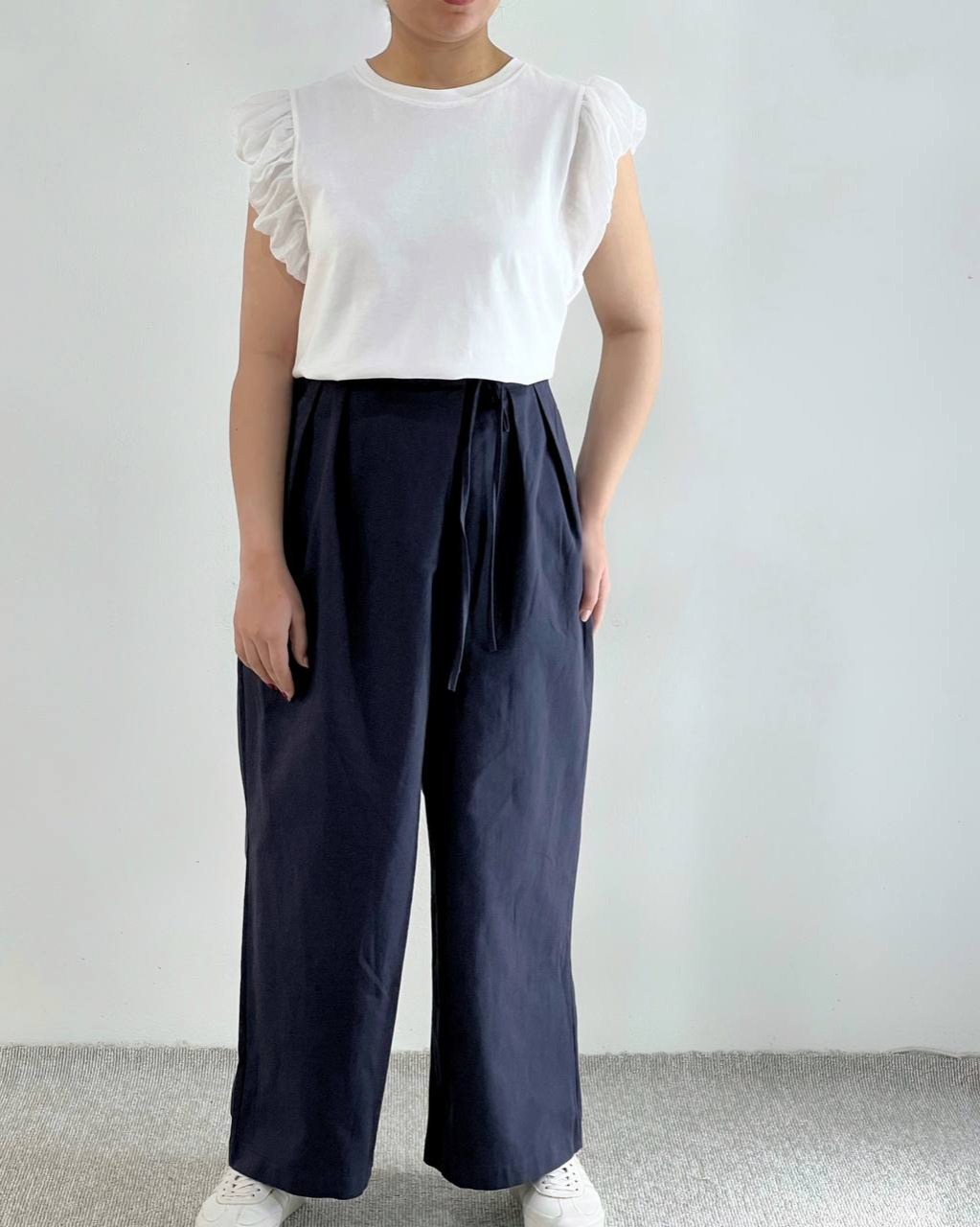 ست تیشرت با شلوار تکرنگ کد 4641