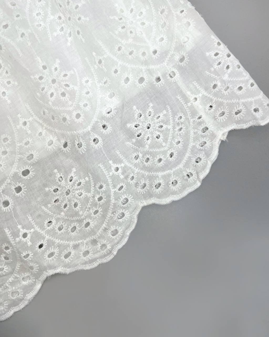 پیراهن تمام خامه دوزی آستردار کد 4643