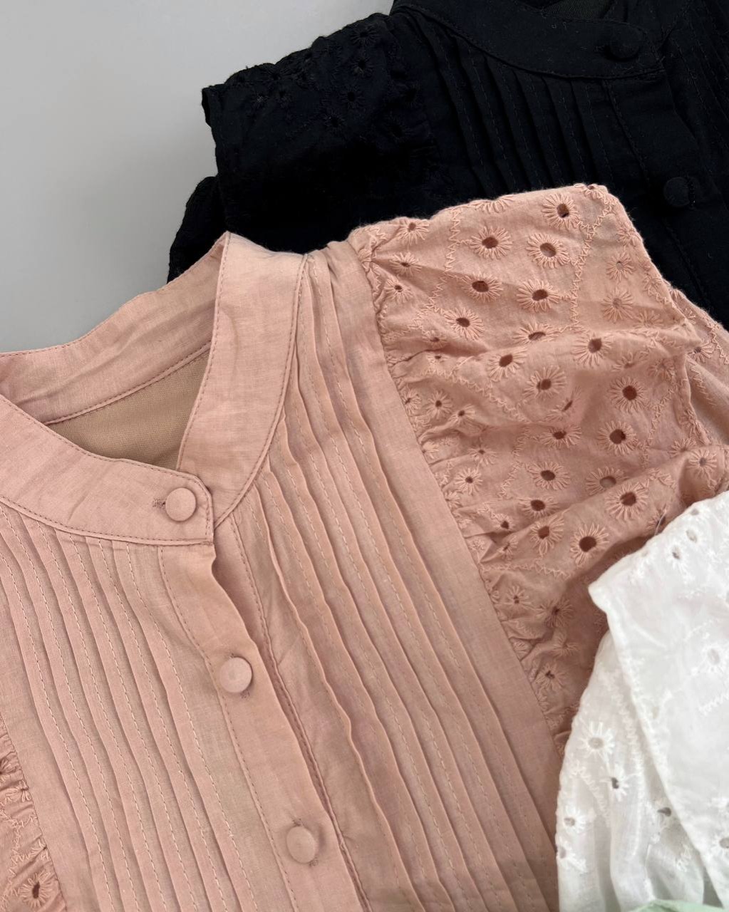 پیراهن تمام خامه دوزی آستردار کد 4643