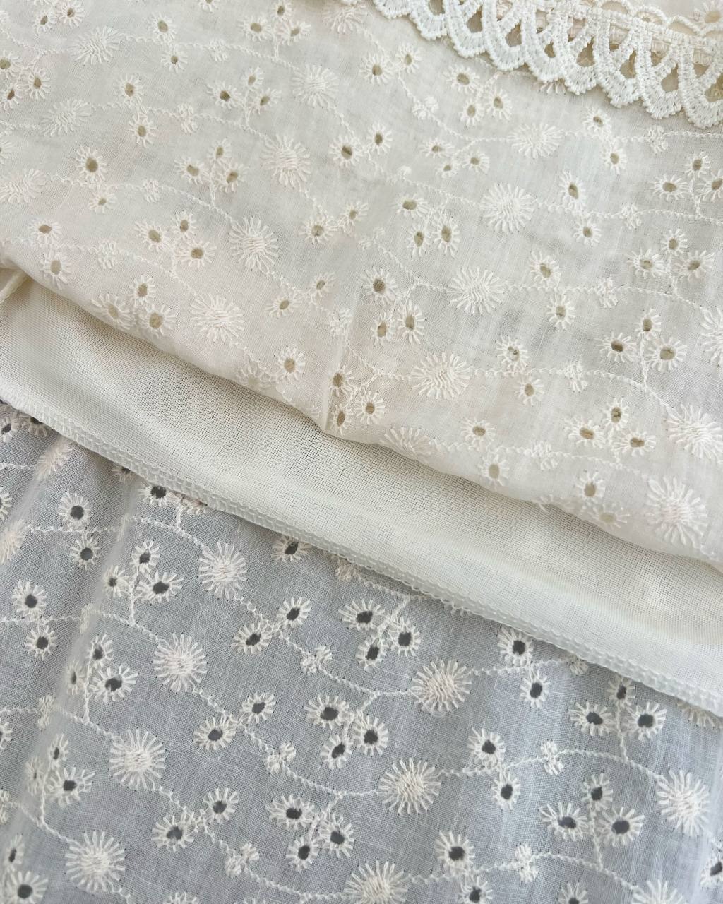 دامن تمام خامه دوزی آستردار کد 4645