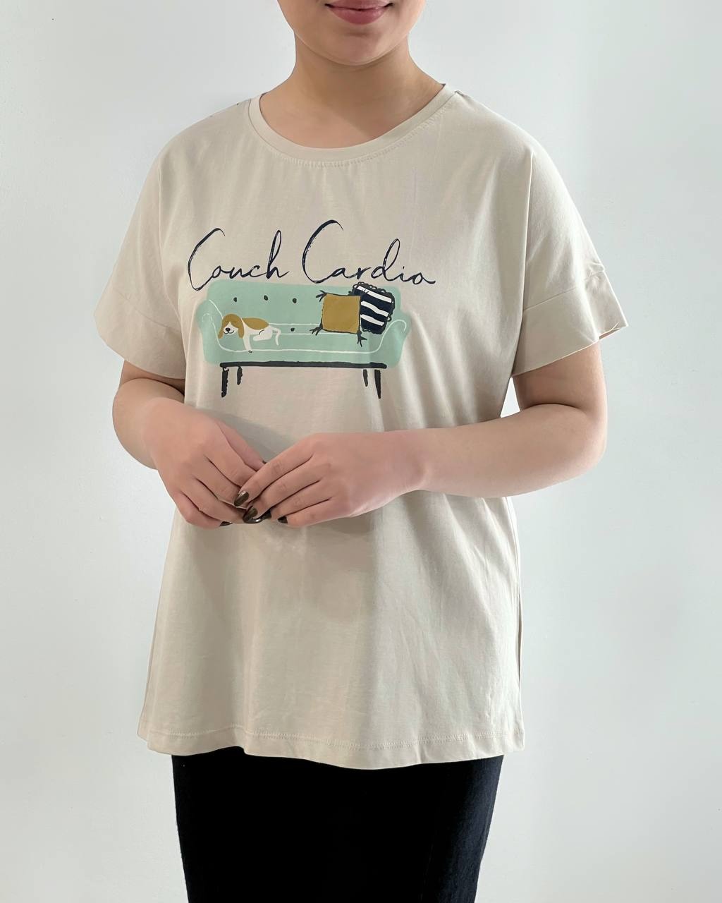 تیشرت آستین کیمونو مینیمال کد 4651