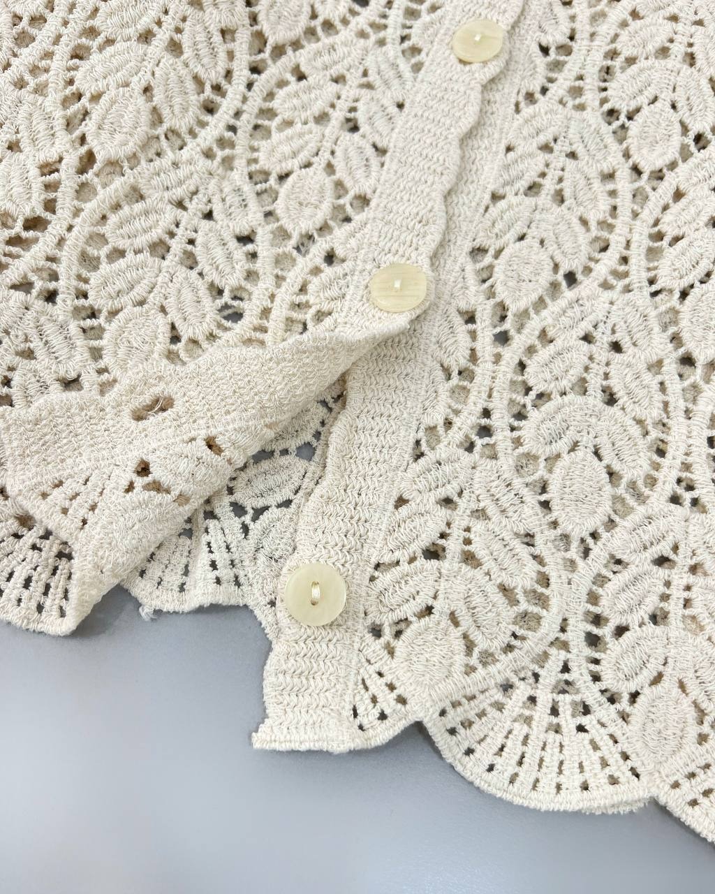 شومیز قلاب بافی اورجینال کد 4654